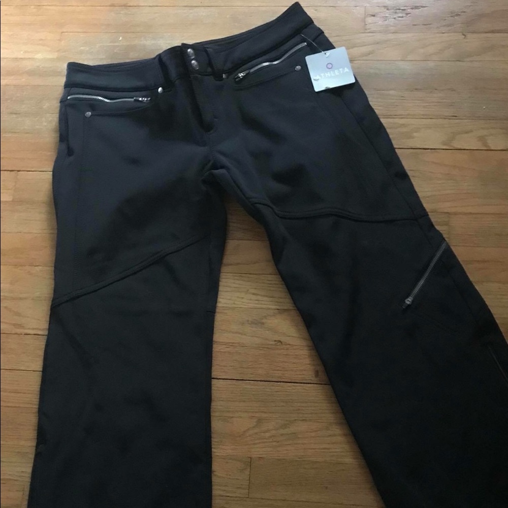 Athleta stretch ski, snowboard pants 14P